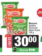 Messaris Bubbles Flavoured Maize Snack-For 3 x 100g