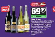 Olive Brook Sauvignon,Chenin,Chardonnay,Shiraz,Red,Pinotage,Malbec,Cinsault Or Mosacto Rose-750ml