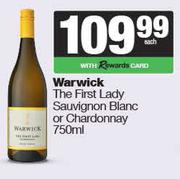 Warwick The First Lady Sauvignon Blanc Or Chardonnay-750ml