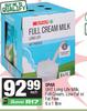   Spar UHT Long Life Milk, Full Cream, Low Fat Or Fat Free 6 x 1Ltr-Each