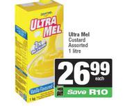   Ultra Mel Custard Assorted-1Ltr Each