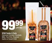 Spar Tender & Tasty Deboned Chicken Espetada BBQ,Peri Peri,Roasted Garlic Or Sweet Chilli-Per Kg