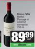 Klene Zalze Merlot, Pinotage Or Cabernet Sauvignon-750ml