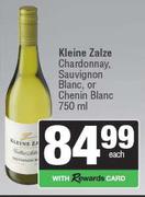 Kleine Zalze Chardonnay, Sauvignon Blanc Or Chenin Blanc-750ml