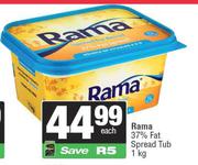 Rama 37% Fat Spread Tub-1Kg