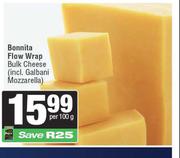 Bonnita Flow Wrap Bulk Cheese-Per 100g