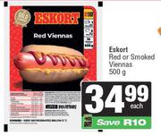 Eskort Red Or Smoked Viennas-500g