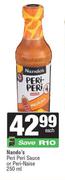Nando's Peri Peri Sauce Or Peri Naise-250ml