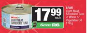 Spar Light Meat Shredded Tuna In Water Or Vegetable Oil-170g