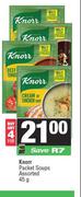 Knorr Packet Soups Assorted-For 4 x 45g