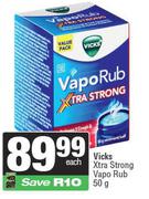 Vicks Xtra Strong Vapo Rub-50g