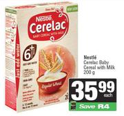 Nestle Cerelac Baby Cereal With Milk-200g