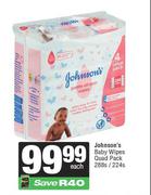 Johnson's Baby Wipes Quad Pack-288s/224s
