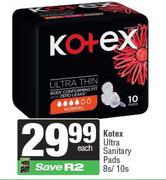 Kotex Ultra Sanitary Pads-8s/10s