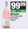 Warwick The First Lady Dry Rose-750ml