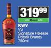 KWV VS Signature Release Potstill Brandy-750ml
