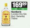 Gordon's London Dry Gin-750ml