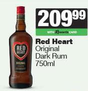 Red Heart Original Dark Rum-750ml
