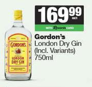 Gordon's London Dry Gin-750ml