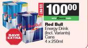 Red Bull Energy Drink Cans-For 2 x 4 x 250ml