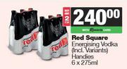 Red Square Energising Vodka Handies-For 2 x 6 x 275ml