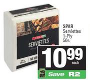 Spar Servittes 1 Ply-50s