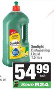 Sunlight Dishwashing Liquid-1.5L
