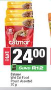 Catmor Wet Cat Food Pouch Assorted-For 3 x 70g