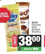 Nestle Chocolate Slabs Assorted-For 2 x 80g/85g