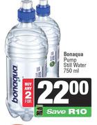 Bonaqua Pump Still Water-For 2 x 750ml
