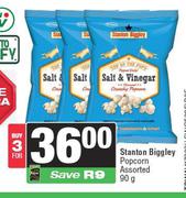 Stanton Biggley Popcorn Assorted-For 3 x 90g