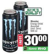 Monster Energy Drink-For 2 x 500ml
