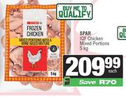 Spar IQF Chicken Mixed Portions-5kg Each