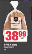 Spar Bakery Croissants-4s Each