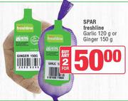 Spar Freshline Gralic 120g Or Ginger 150g-For Any 2