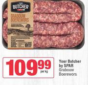 Your Butcher By Spar Grabouw Boerewors-Per Kg