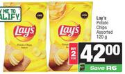  Lays Potato Chips Assorted-For 2 x 120g 