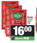 Rhodes Tomato Paste-For 3 x 50g