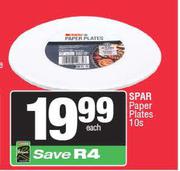 Spar Paper Plates-10s