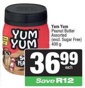 Yum Yum Peanut Butter Assorted-400g
