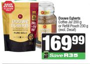 Douwe Egberts Coffee Jar 200g Or Refill Pouch 230g