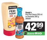 Nando's Peri Peri Sauce 250ml Or Perinaise 265g