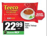 Teeco Tagless Teabags-100s