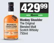 Monkey Shoulder The Original Blended Malt Scotch Whisky-750ml
