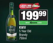 KWV 5 Year Old Brandy-750ml
