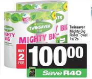 Twinsaver Mighty Bag Roller Towel-For 2 x 1s/2s