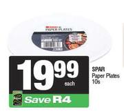Spar Paper Plates-10s