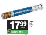 Spar Foil Refill 5m-Per Roll