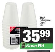 Spar Polystyrene Cups-20s Each