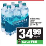Tsitsikamma Still Or Sparkling Water-6 x 500ml